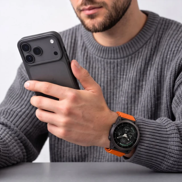 Ремінець Tech-Protect Nylonloop для Garmin Fenix 9 Pro | 9 | 8 Pro | 8 | 7X | 6X Pro | 6X | 5X Plus | 5X 51 mm Orange (5906302388349)
