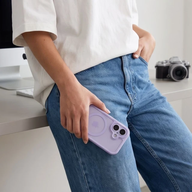 Чехол Tech-Protect MagPeak для iPhone 17 Matte Lavender (5906302388363)