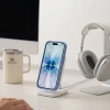 Чохол Tech-Protect MagPeak CC для iPhone 17 Matte Mist Blue (5906302388387)