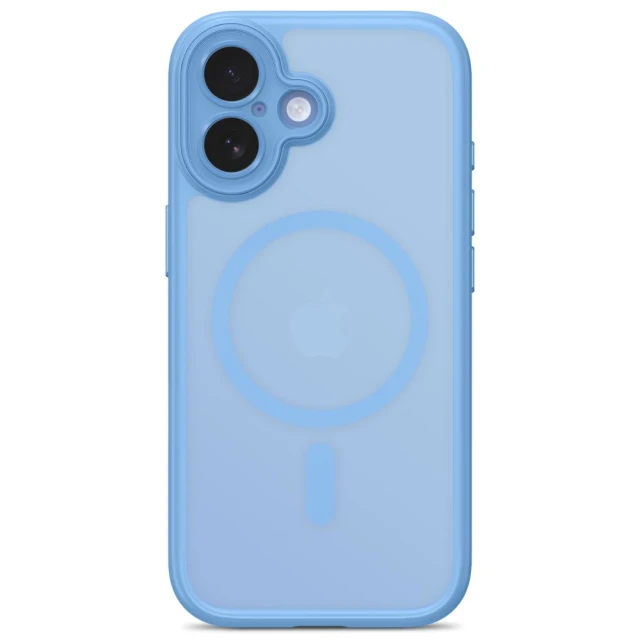 Чохол Tech-Protect MagPeak CC для iPhone 17 Matte Mist Blue (5906302388387)
