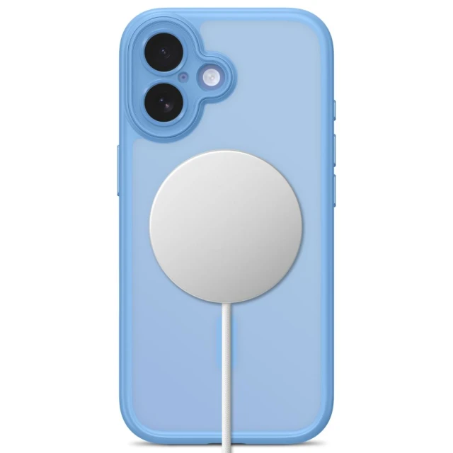 Чохол Tech-Protect MagPeak CC для iPhone 17 Matte Mist Blue (5906302388387)