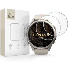 Защитное стекло Tech-Protect Glass Fit+ для Garmin Fenix 9 Pro 43 mm Clear (2 pack) (5906302388844)