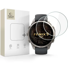 Защитное стекло Tech-Protect Glass Fit+ для Garmin Fenix 9 Pro 47 mm Clear (2 pack) (5906302388851)