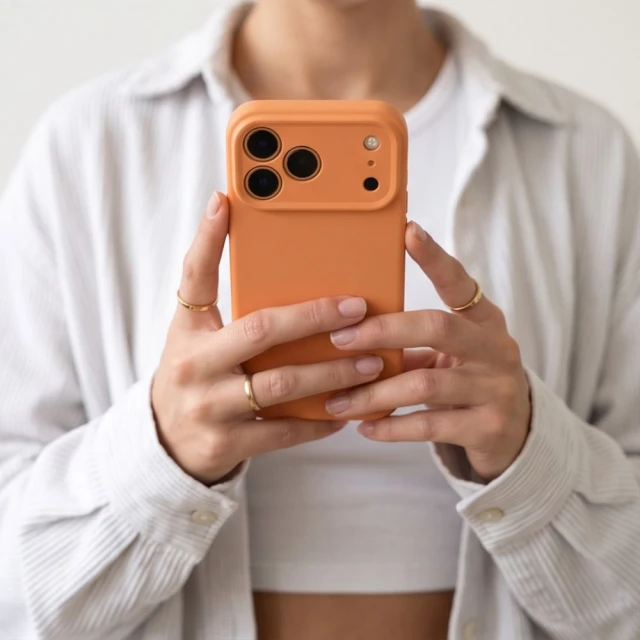 Чохол Tech-Protect Silicone MagSafe для Apple iPhone 17 Pro Max | 18 Pro Max Cosmic Orange (5906302389780)