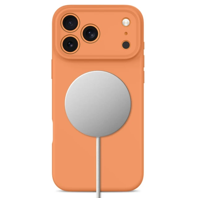 Чохол Tech-Protect Silicone MagSafe для Apple iPhone 17 Pro Max | 18 Pro Max Cosmic Orange (5906302389780)