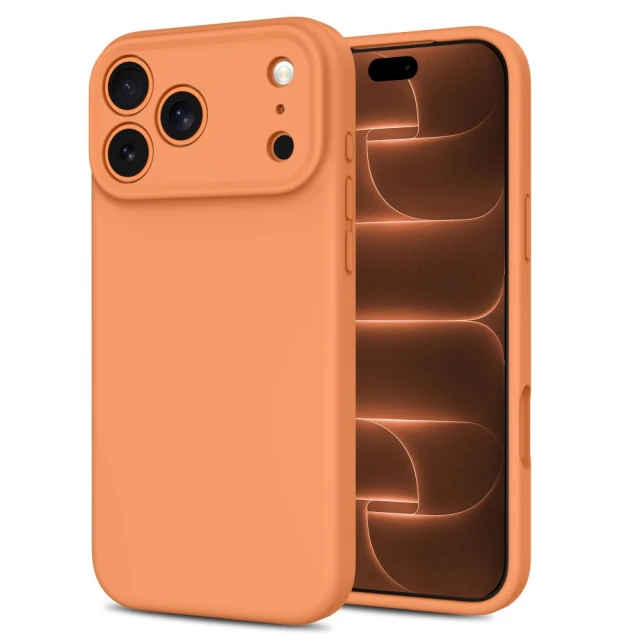 Чохол Tech-Protect Silicone MagSafe для Apple iPhone 17 Pro Max | 18 Pro Max Cosmic Orange (5906302389780)