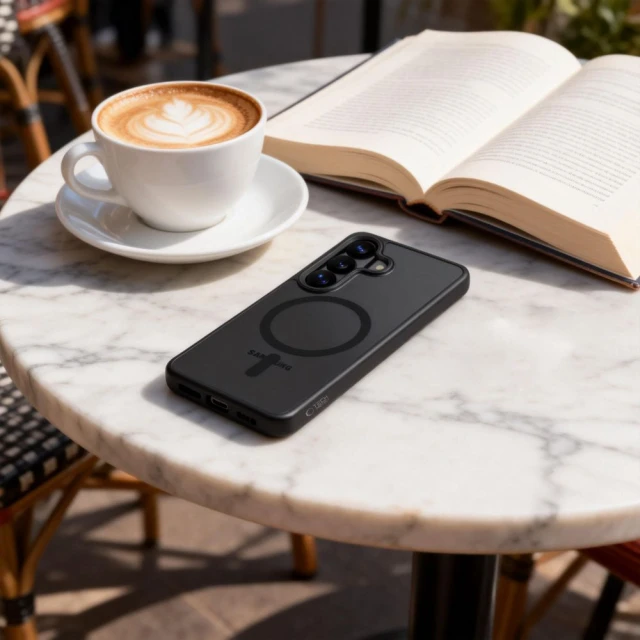Чохол Tech-Protect MagMat для Samsung Galaxy S26 Plus Matte Black with MagSafe (5906302390083)
