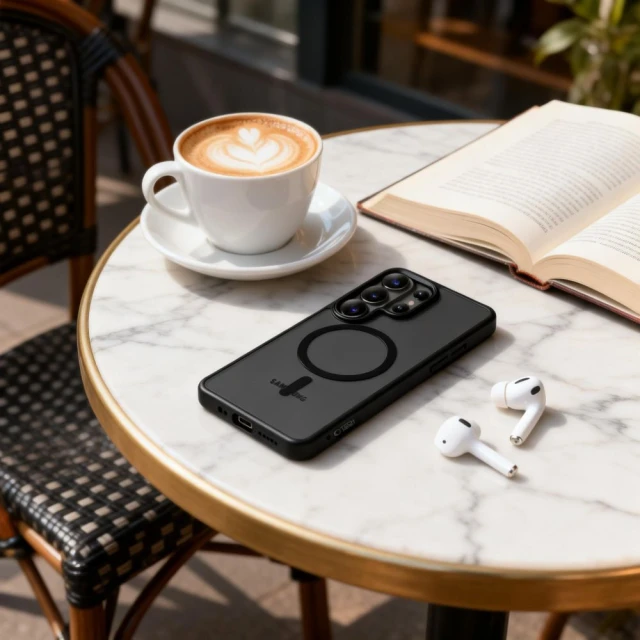 Чохол Tech-Protect MagMat для Samsung Galaxy S26 Ultra Matte Black with MagSafe (5906302390090)