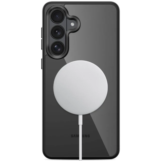 Чохол Tech-Protect MagMat для Samsung Galaxy S26 Black/Clear with MagSafe (5906302390106)