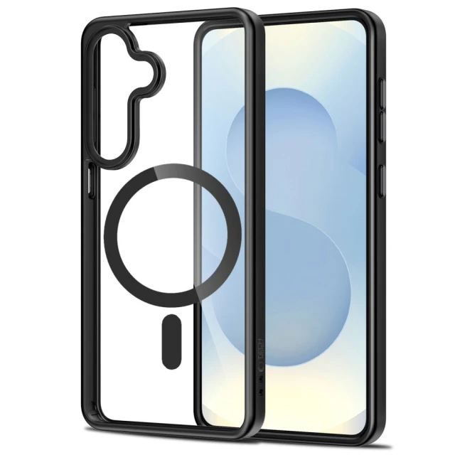 Чехол Tech-Protect MagMat для Samsung Galaxy S26 Plus Black/Clear with MagSafe (5906302390113)