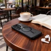 Чохол Tech-Protect MagMat для Samsung Galaxy S26 Ultra Black/Clear with MagSafe (5906302390120)