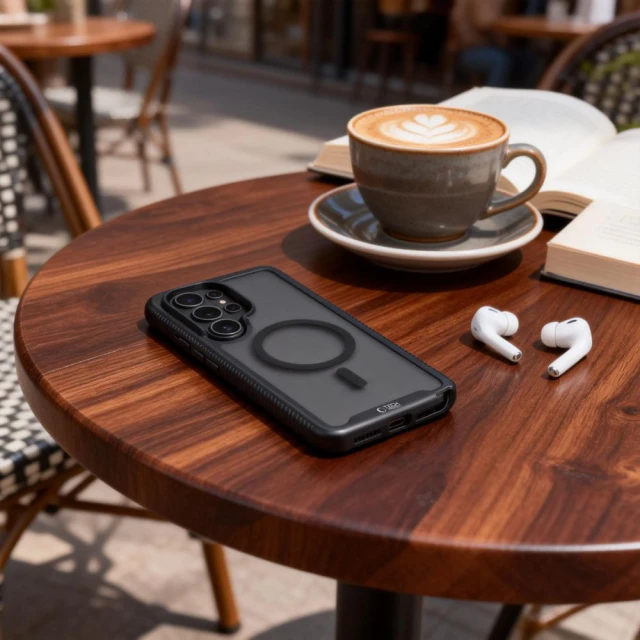 Чохол Tech-Protect Defense для Samsung Galaxy S26 Ultra Matte Black with MagSafe (5906302390236)