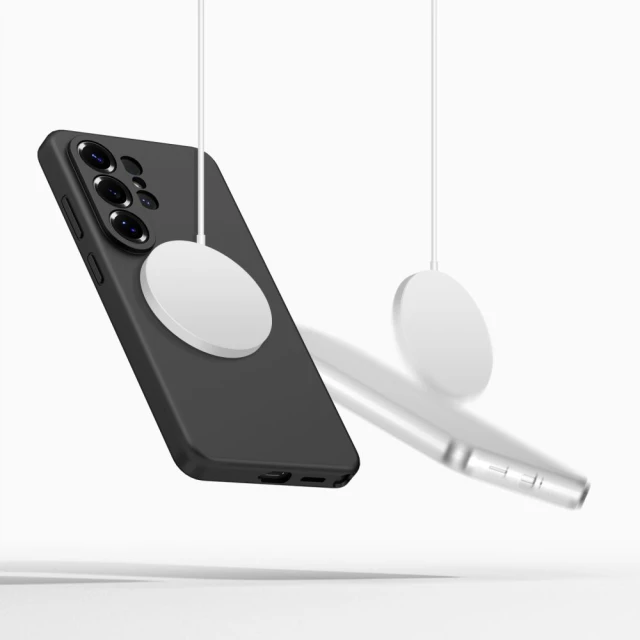 Чохол Tech-Protect Silicone для Samsung Galaxy S26 Ultra Black with MagSafe (5906302390267)