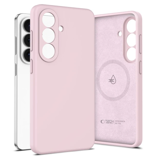 Чехол Tech-Protect Silicone для Samsung Galaxy S26 Plus Pink Pearl with MagSafe (5906302390281)