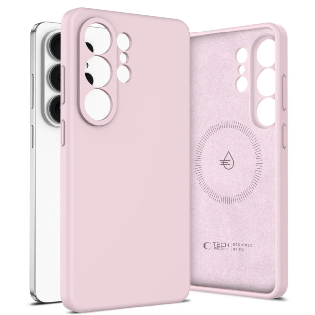 Чохол Tech-Protect Silicone для Samsung Galaxy S26 Ultra Pink Pearl with MagSafe (5906302390298)