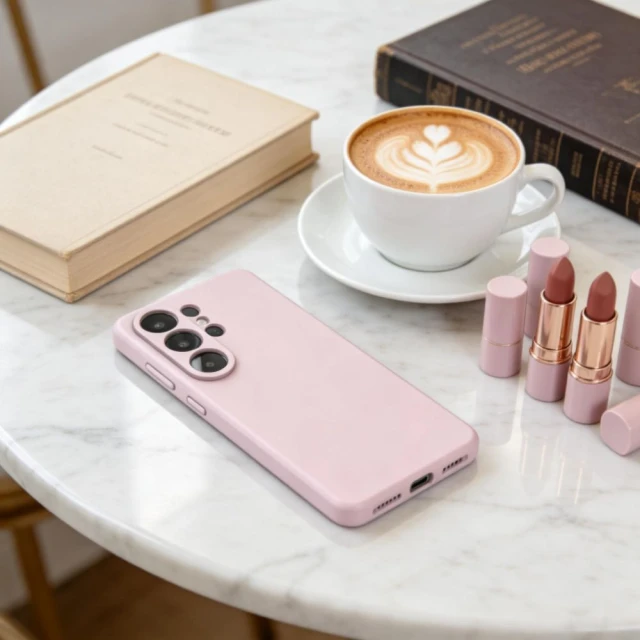 Чохол Tech-Protect Silicone для Samsung Galaxy S26 Ultra Pink Pearl with MagSafe (5906302390298)