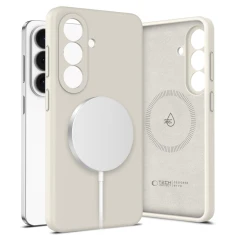 Чохол Tech-Protect Silicone для Samsung Galaxy S26 Cosmic Latte with MagSafe (5906302390304)