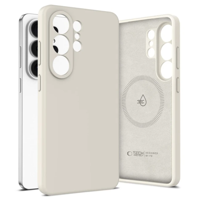 Чехол Tech-Protect Silicone для Samsung Galaxy S26 Ultra Cosmic Latte with MagSafe (5906302390328)