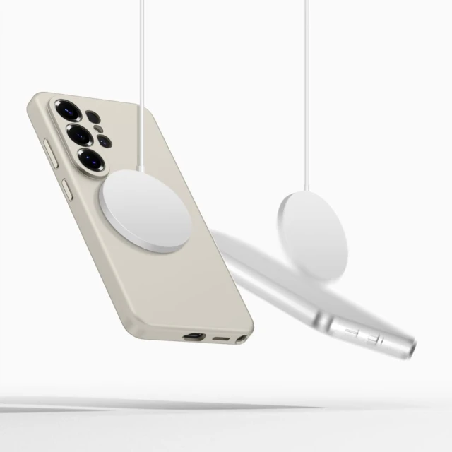 Чехол Tech-Protect Silicone для Samsung Galaxy S26 Ultra Cosmic Latte with MagSafe (5906302390328)