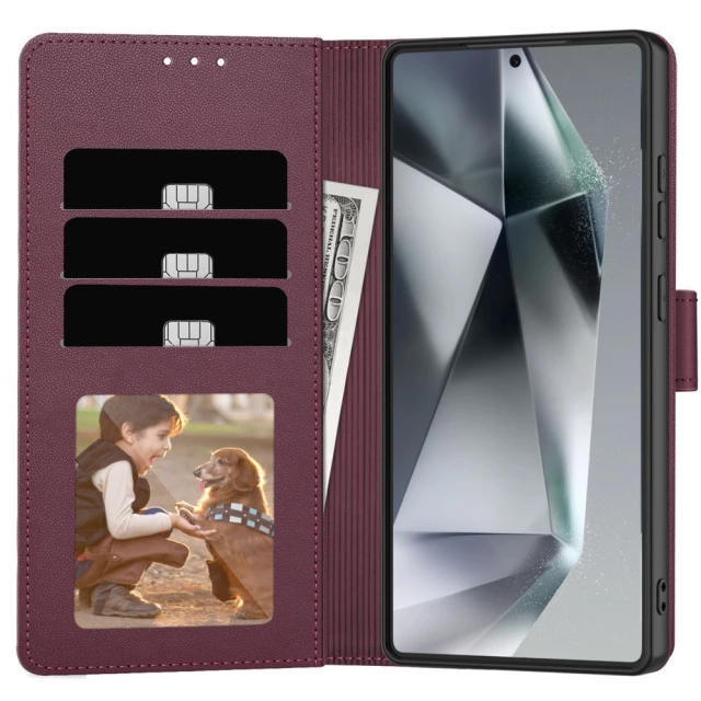 Чохол Tech-Protect Wallet для Samsung Galaxy S26 Mulberry (5906302390366)