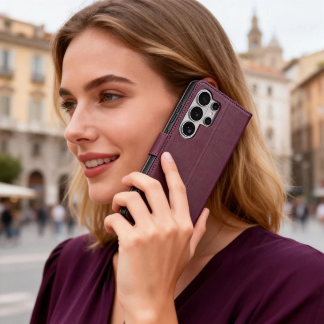 Чохол Tech-Protect Wallet для Samsung Galaxy S26 Ultra Mulberry (5906302390373)