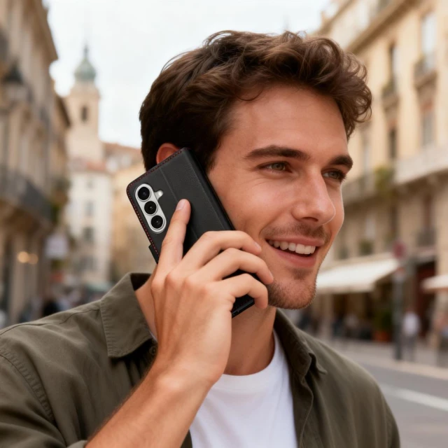 Чохол Tech-Protect Wallet для Samsung Galaxy S26 Black/Red (5906302390403)