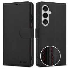 Чохол Tech-Protect Wallet для Samsung Galaxy S26 Black/Red (5906302390403)
