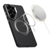 Чохол Tech-Protect Ion Carbon для Samsung Galaxy S26 Ultra Black/Silver with MagSafe (5906302390526)