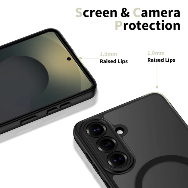 Чохол Tech-Protect Basicmag для Samsung Galaxy S26 Matte Black with MagSafe (5906302390601)