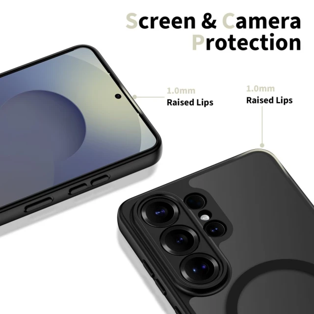 Чохол Tech-Protect Basicmag для Samsung Galaxy S26 Ultra Matte Black with MagSafe (5906302390625)