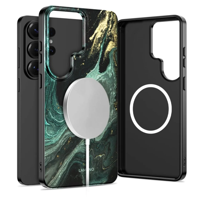 Чохол Tech-Protect Lamano для Samsung Galaxy S26 Ultra Verde Aura with MagSafe (5906302390649)