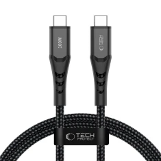Кабель Tech-Protect UB11T Ultraboost Type-C PD 100W / QC3.0 100cm Black (5906302390717)
