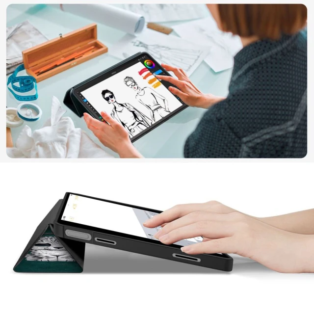 Чохол Tech-Protect Smartcase для Xiaomi Redmi Pad 2 11.0 Sad Cat (5906302390731)