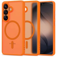 Чохол Tech-Protect MagMat для Samsung Galaxy S26 Matte Orange with MagSafe (5906302390748)