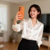 Чохол Tech-Protect MagMat для Samsung Galaxy S26 Matte Orange with MagSafe (5906302390748)