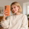 Чохол Tech-Protect MagMat для Samsung Galaxy S26 Ultra Matte Orange with MagSafe (5906302390762)