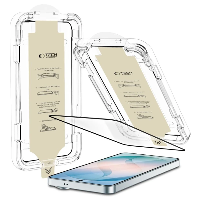 Захисне скло Tech-Protect Quick Set AR+ для Samsung Galaxy S26 Black (5906302390847)