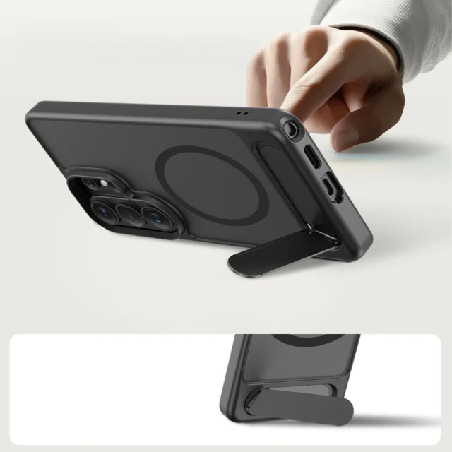 Чохол Tech-Protect MagRack для Samsung Galaxy S26 Ultra Matte Black with MagSafe (5906302390908)