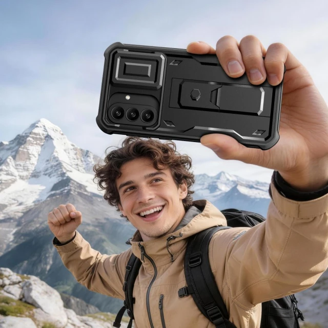 Чохол Tech-Protect Kevlar Cam+ для Samsung Galaxy A36 / A37 5G Black (2 pack) (5906302390922)