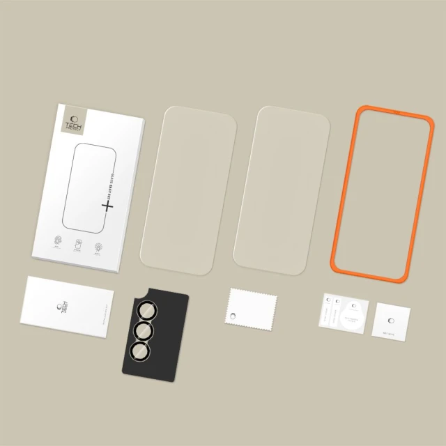 Захисне скло Tech-Protect Easy Set+ для Samsung Galaxy A57 5G Clear (3 pack) (5906302390946)