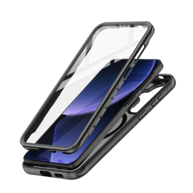 Чохол Tech-Protect Defense для Samsung Galaxy A57 5G Matte Black with MagSafe (5906302390977)
