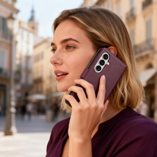 Чехол Tech-Protect Wallet для Samsung Galaxy A57 5G Mulberry (5906302392162)