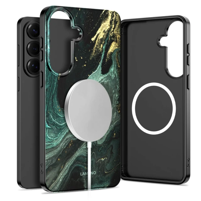 Чохол Tech-Protect Lamano для Samsung Galaxy A57 5G Verde Aura with MagSafe (5906302392209)