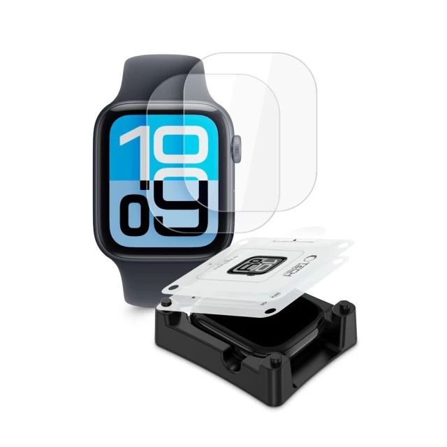 Захисна плівка Tech-Protect Supreme Set+ для Apple Watch Series 6/5/4/SE 44 mm Clear (2 pack) (5906302392421)