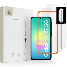 Захисне скло Tech-Protect Easy Set+ (3 pack) для Samsung Galaxy A27 Clear (5906302392438)