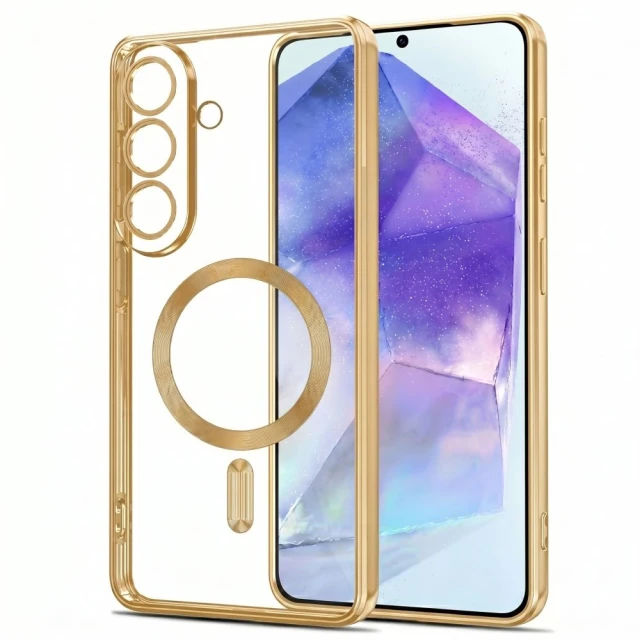 Чохол Tech-Protect Magflex для Samsung Galaxy A27 5G Shiny Gold with MagSafe (5906302392544)