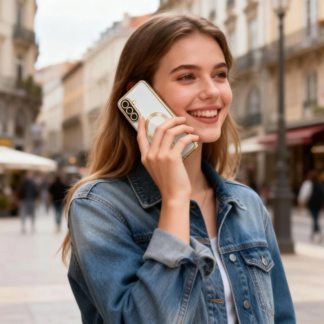 Чохол Tech-Protect Magflex для Samsung Galaxy A27 5G Shiny Gold with MagSafe (5906302392544)