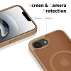 Чохол Tech-Protect Basicmag для iPhone 16e / 17e Matte Brown with MagSafe (5906302392629)