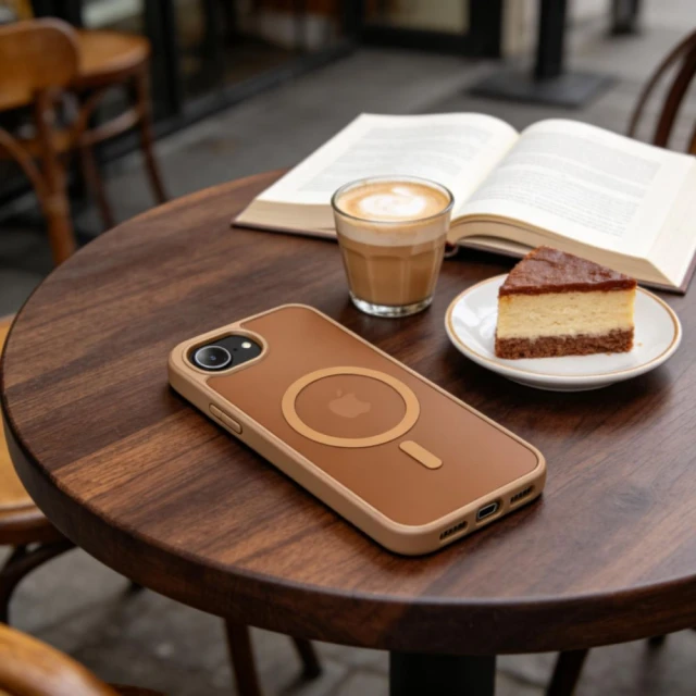 Чохол Tech-Protect Basicmag для iPhone 16e / 17e Matte Brown with MagSafe (5906302392629)