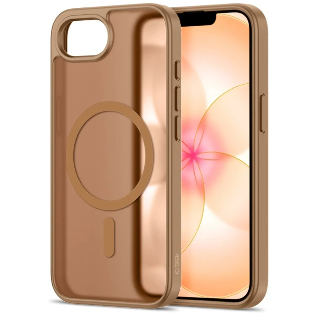 Чохол Tech-Protect Basicmag для iPhone 16e / 17e Matte Brown with MagSafe (5906302392629)